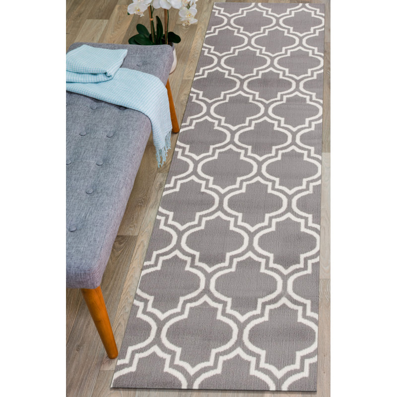 Geometric Indoor Rug, Runner 2' x 7'2"