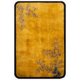 1920s Yellow Open Field Chinese Art Deco Carpet By Nichols Atelier 5'10" x 8'8"