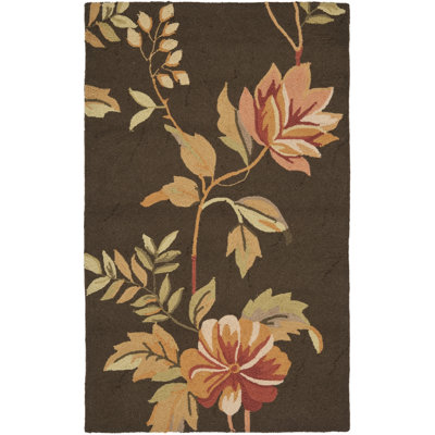 Chelsea Hand Hooked Wool Pile Floral Rug
