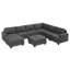 Grand canapé modulaire en U avec repose-pieds Anureet-1922608489