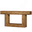 Console Farmhouse à 2 niveaux avec tablette de rangement et base stable pour le hall d'entrée du salon-1290857509
