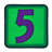 Simple Numbers Individual Squares Seating Tufted Multi Color Area Rug