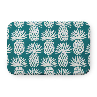 Tapis de bain à motif ananas