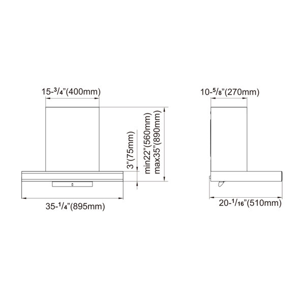 Dimensions du produit