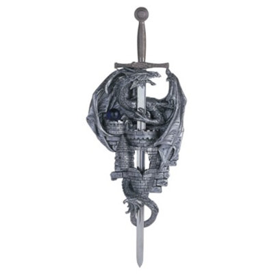 Drumnacole Dragon with Sword and Castle