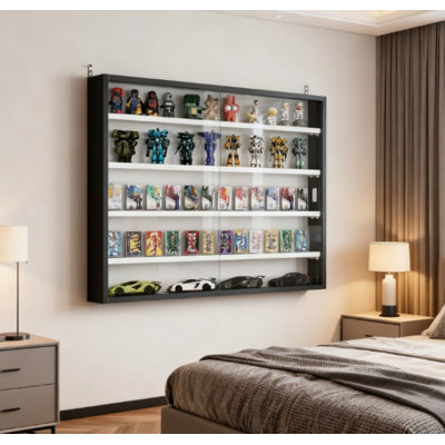 Wall-Mounted Display Case for a Stunning Collectible Showcase