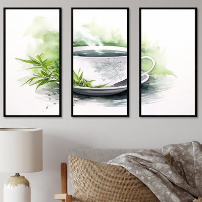 White Oriental Tea Elegance - China Wall Art