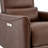Santo Genuine Leather Swivel Power Recliner-107225107