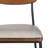 Bridgestone Upholstered Counter Stool with Metal Frame-1482371583