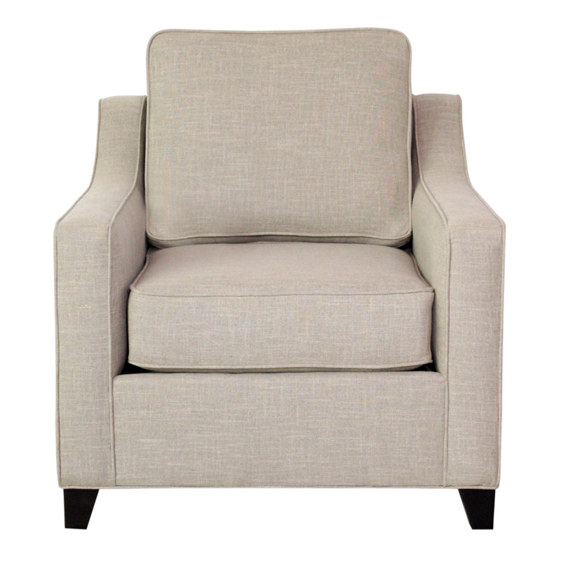 Clark Armchair, Fluff Pearl, BM Cherry