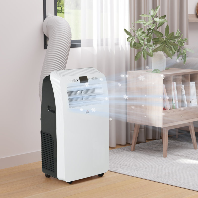 HomCom 12000 BTU Portable Air Conditioner for 550 Square Feet with Remote Included