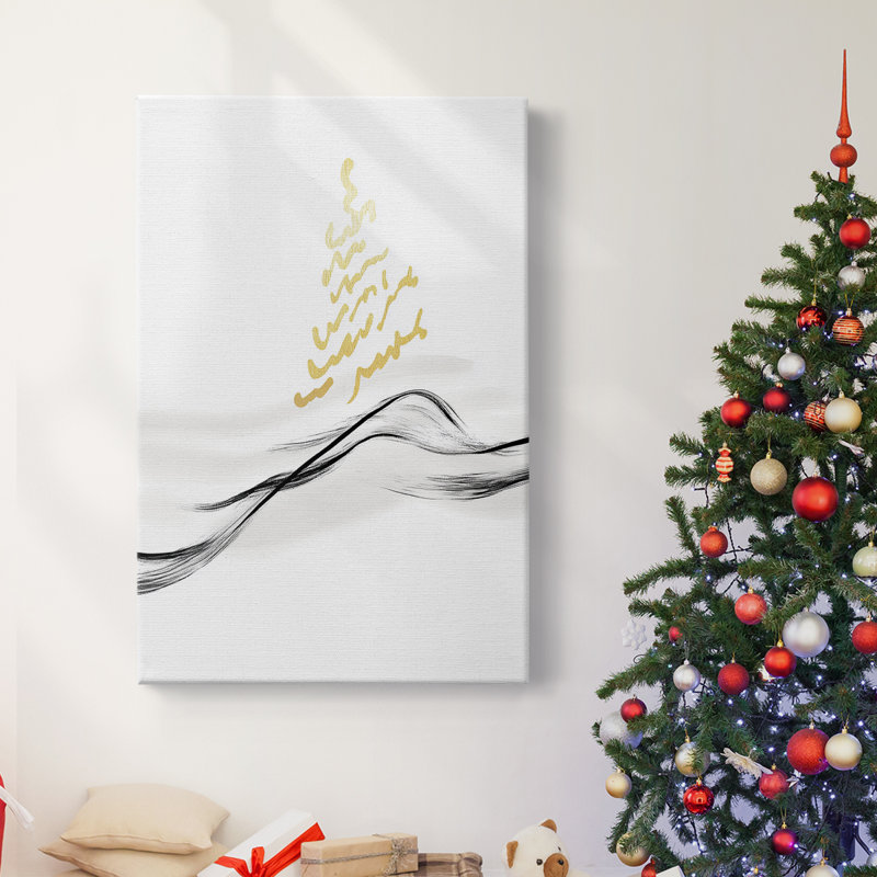 Art des Fêtes de Noël - Toile tendue avec châssis CCDXC III, H 60 po x l 40 po