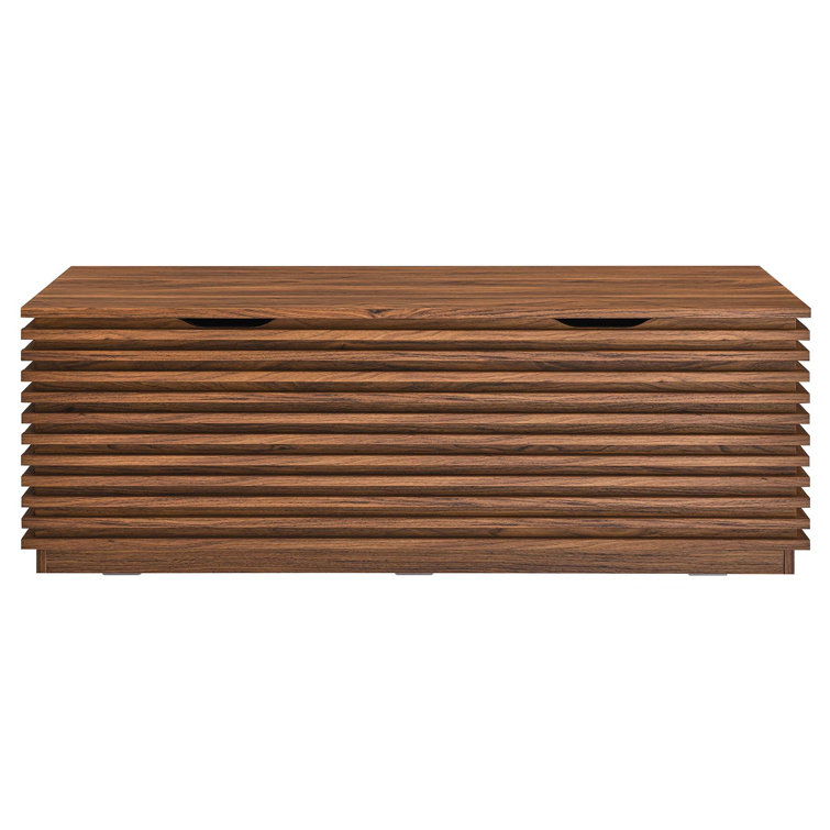 Modway Render 47" Wood Grain Storage Bench (color may vary)