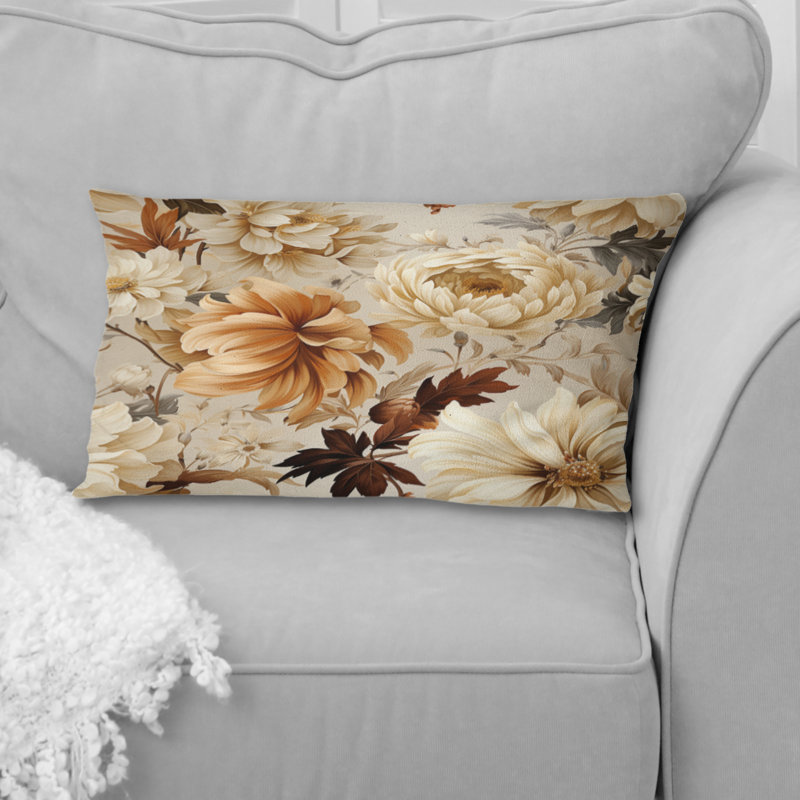 Rustic Brocade Elegance Victorian Motif III - Coussin imprimé floral