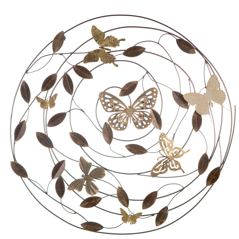 Abstract Wall Decor on Metal