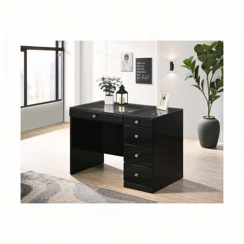 Ensemble de meuble-lavabo 2 pièces 2 pièces noir