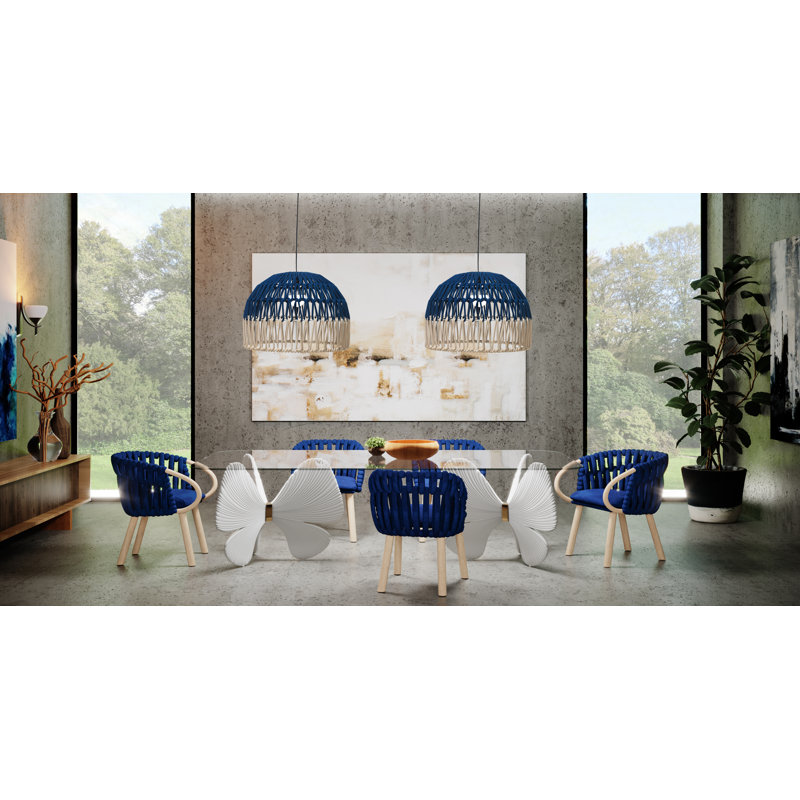 Knit Chair, Royal Blue
