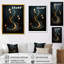 «Black and Gold Golden Minimalistic Line Art III», reproduction d'art murale abstraite-1266268292-1266268350