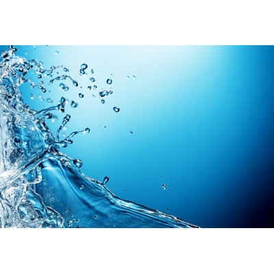 Vague d'eau - photographie sur toile tendue