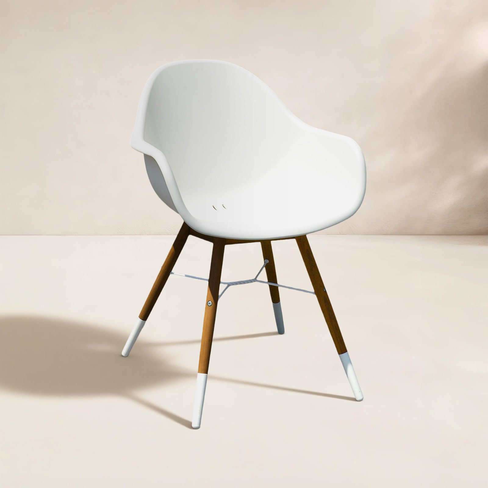 Rafael Reclining Teak Patio Armchair, Teak