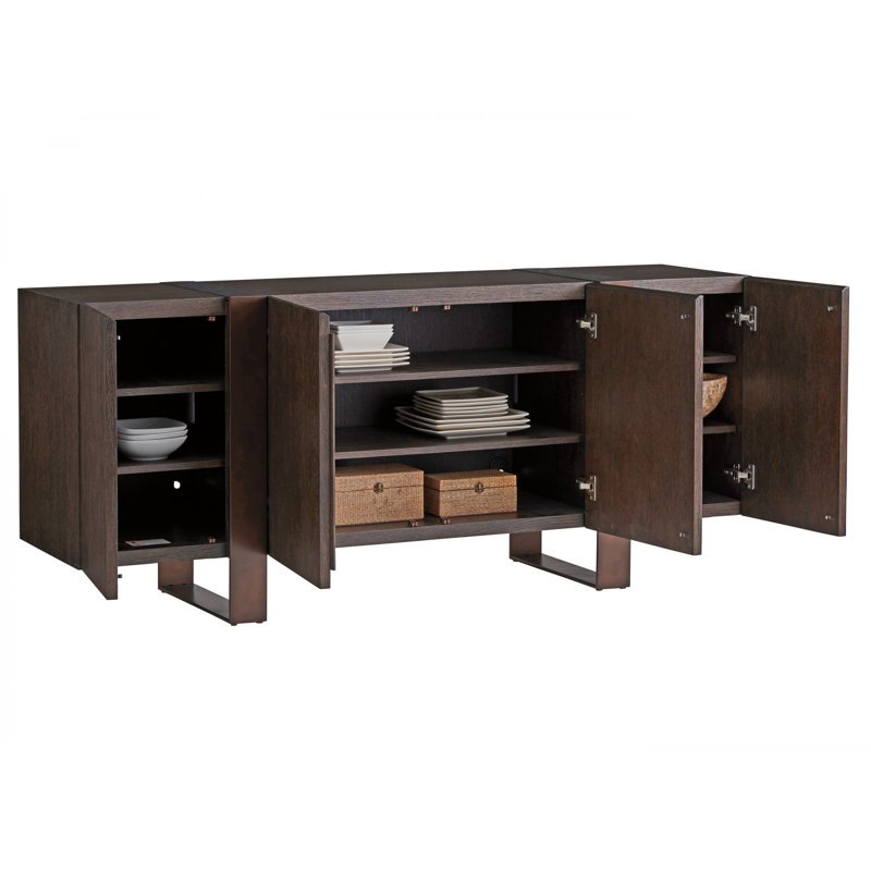 Park City 75'' Solid Wood Sideboard, Brown