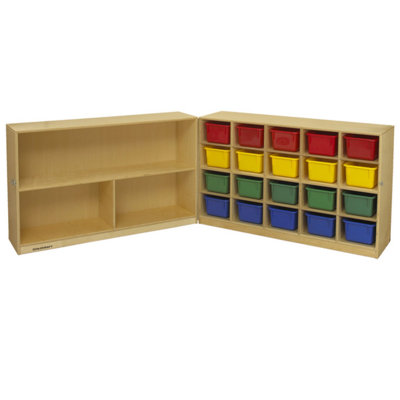 Casier mobile avec plateau