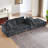 Chenille L-Shape Luxury Sectional Oversized Sofa,Mnimalist Design,Comfy Sleeper Couch for Living Room,Apartment&Reception Spaces,No Assembly Required-1906736863-1908242692