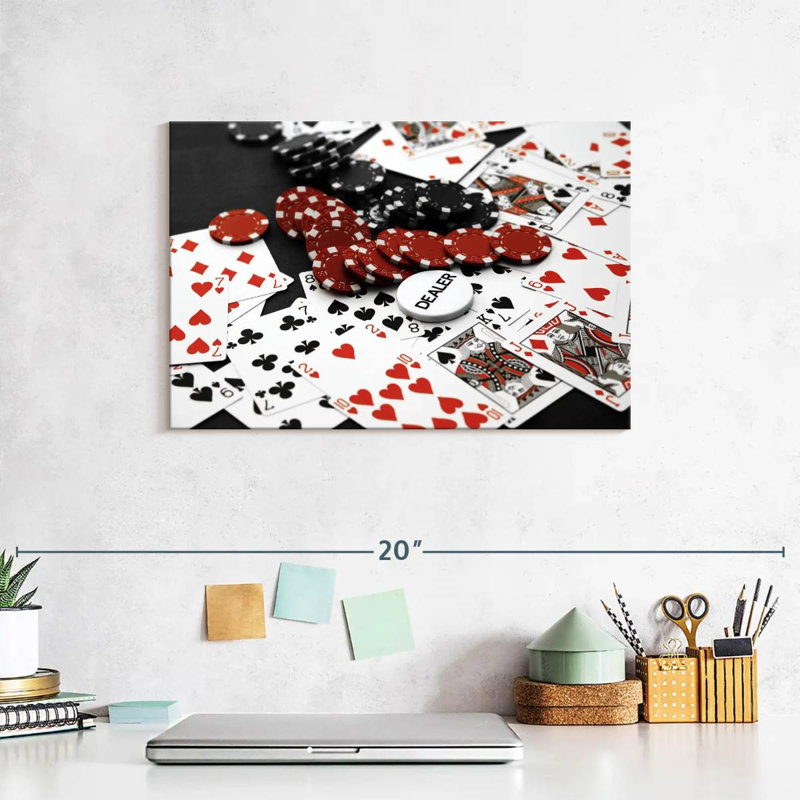 Senne Texas Hold 'Em Poker Game, 8" H x 12" W