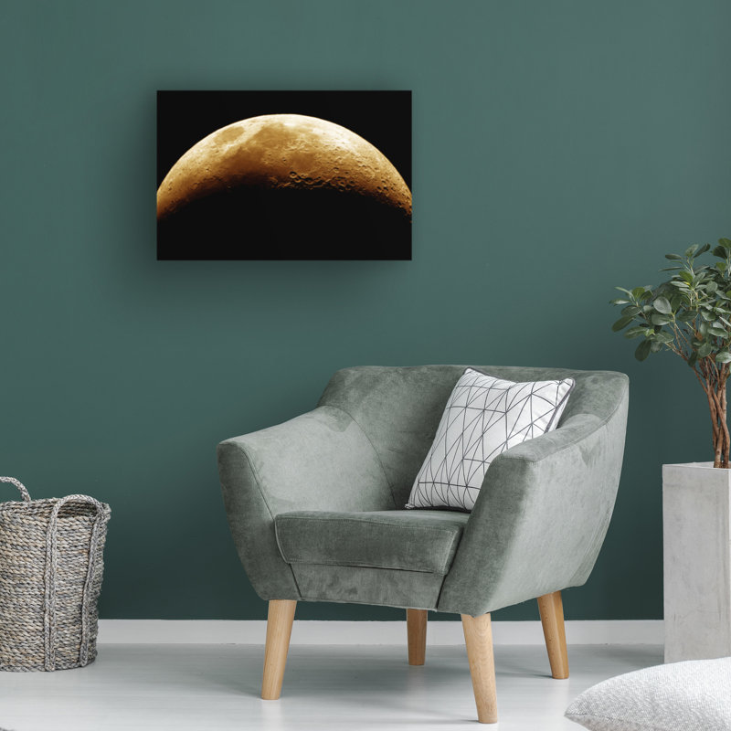 Art sur toile «Lune 5» par Stephen Walton, H 12 po x l 18 po x P 2 po