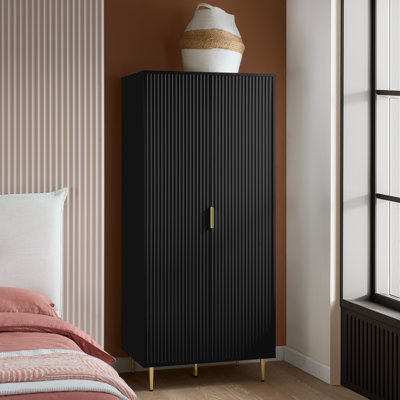 Bethzaida 2 Door Fluted Wardrobe