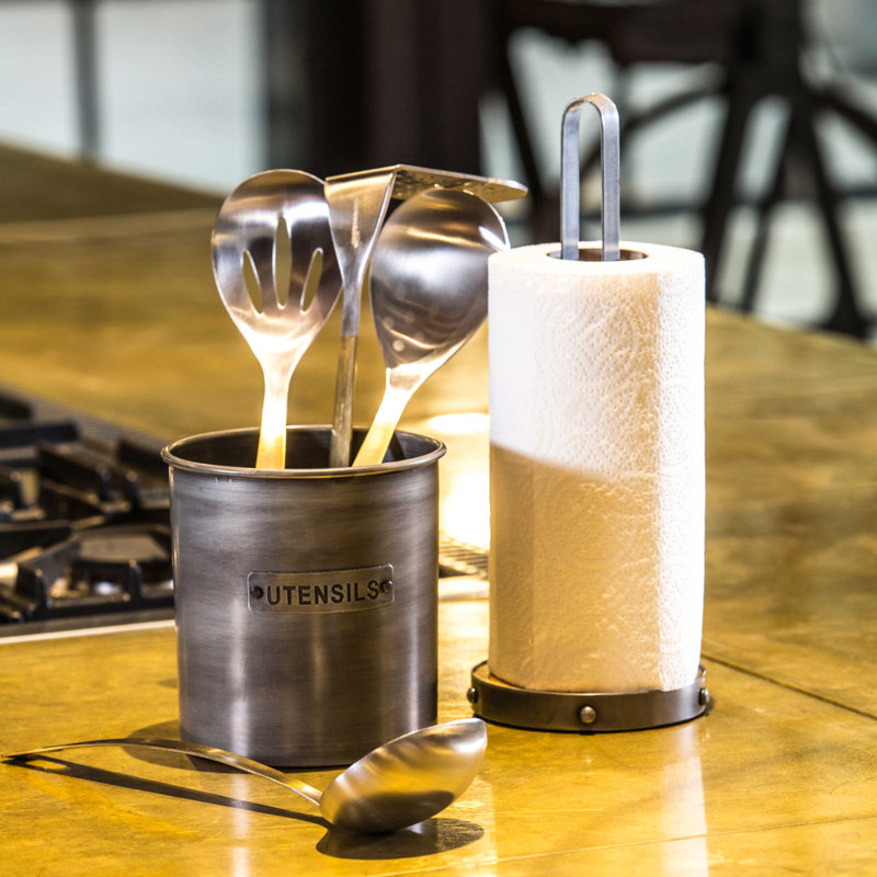Industrial Kitchen Free-Standing Paper Towel Holder