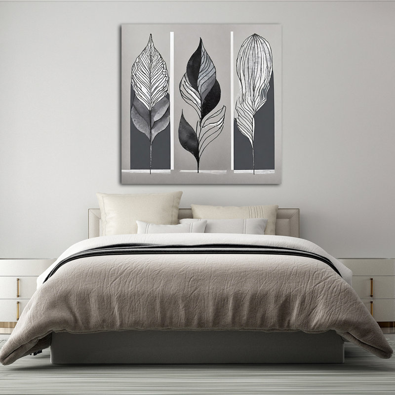 Artistic Leaves, 24" H x 24" W
