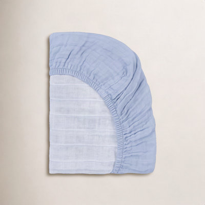 Dewdrop Muslin All-Stages Bassinet Sheet