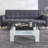 Center Coffee Table, Tempered Glass Top Coffee Table