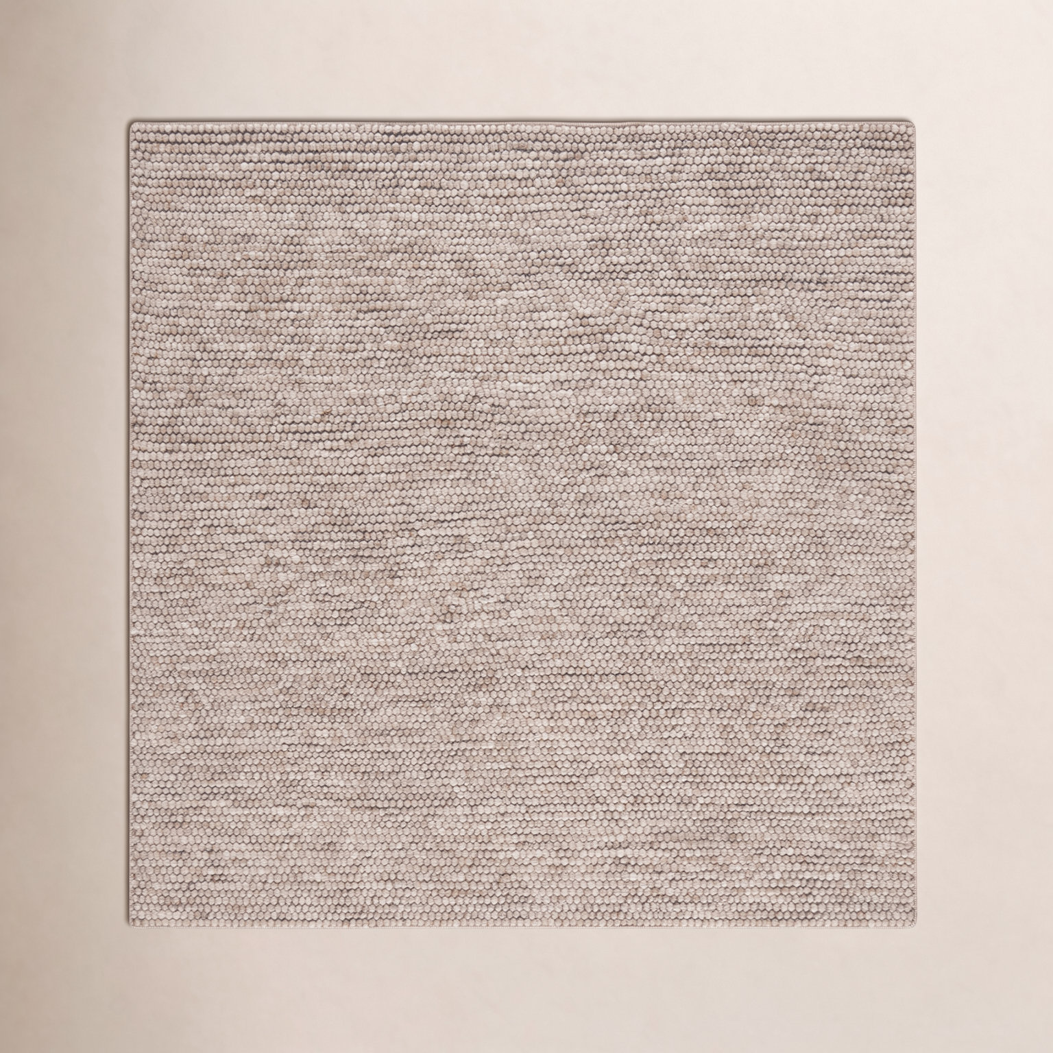 Elle Brown Hand-Woven Rug, Square 8'