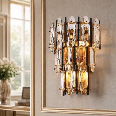 Adyanna 3-Light Iron Flush Mounted Sconce