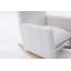 Chaise berçante en tissu avec repose-pieds Teddy-704234845