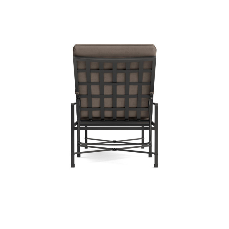 Venetian Outdoor Chaise Lounge, Fusion Clay, Textured Pewter