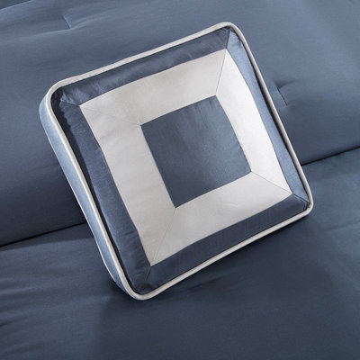 7 Piece Comforter Set Navy