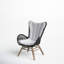 Adagio Tall Wing-back Patio Chair with Cushions-1070875619