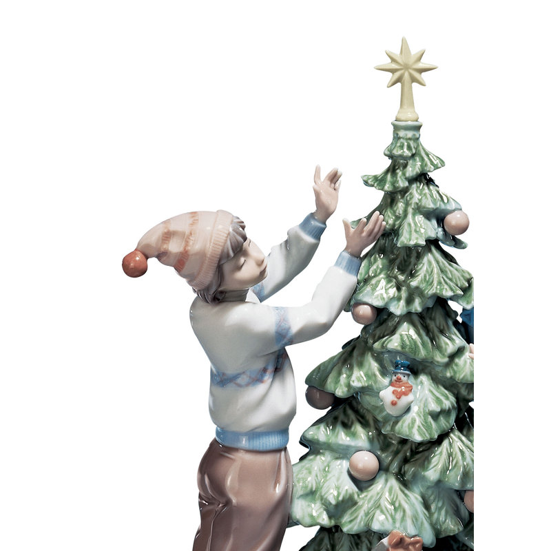 Trimming the Tree Figurine
