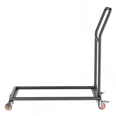 Chariot pour 25 chaises pliantes en forme de L vertical