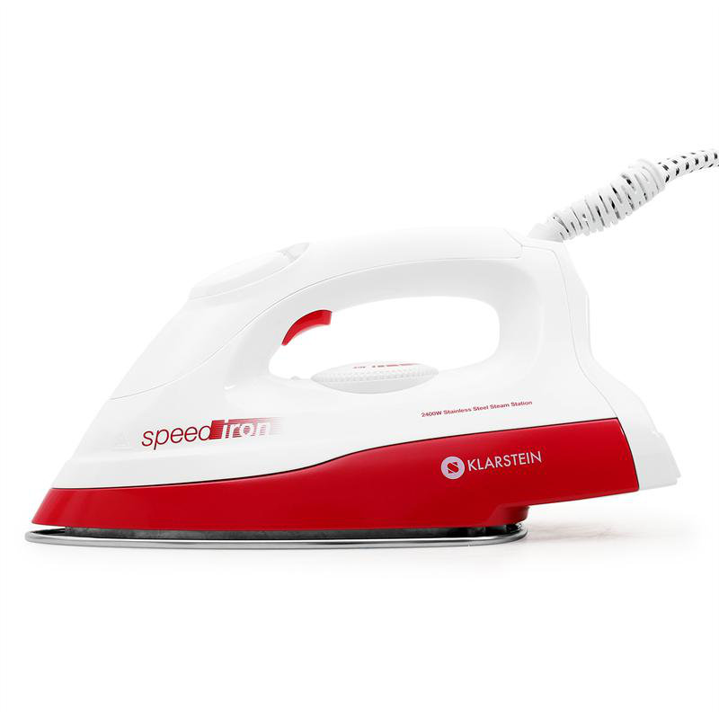 Klarstein 2400 Watt Garment Steamer, White/Blue