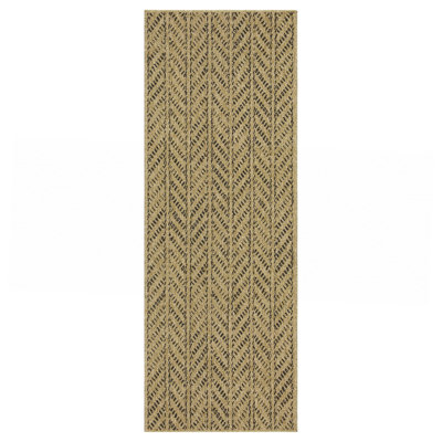 Black Indoor/Outdoor Area Rug