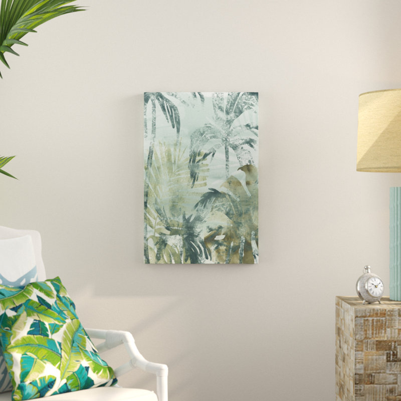 Palm Island II by June Erica Vess - Painting Print, 76cm H x 51cm W, Wrapped Canvas