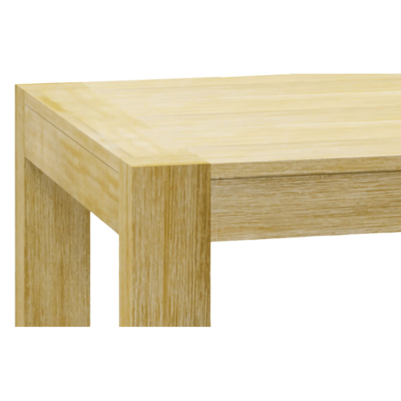 Table de salle à manger Arieh, Bois jaune clair
