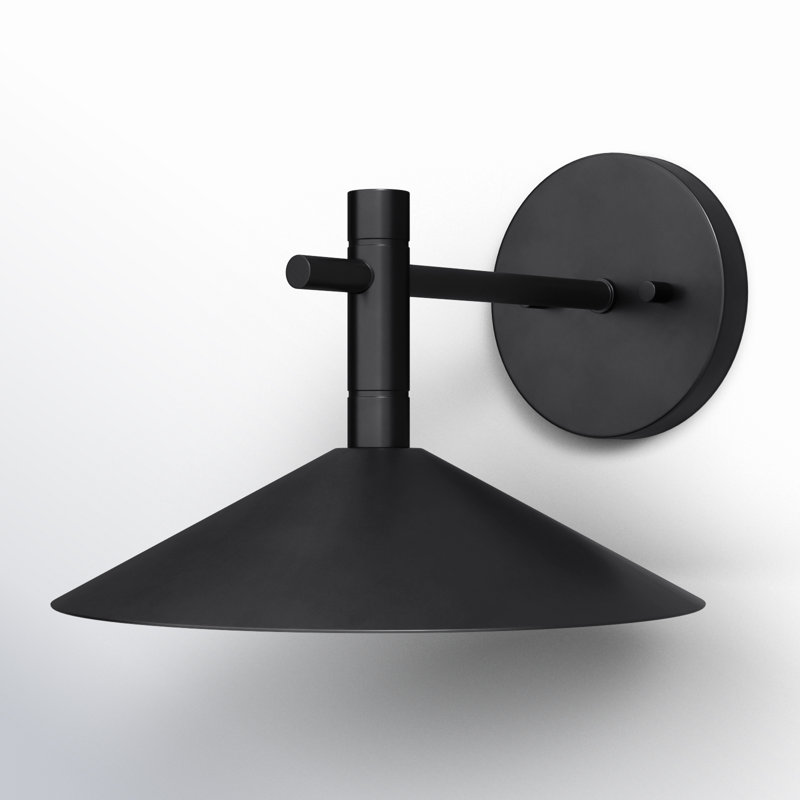 Watson - 10 Inch LED Wall Sconce - 3K/4K/5K CCT Selectable, Matte Black, Matte Black