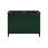 Meuble-lavabo autoportant Cascade 48 po en chêne vert avec comptoir à double cuve noire