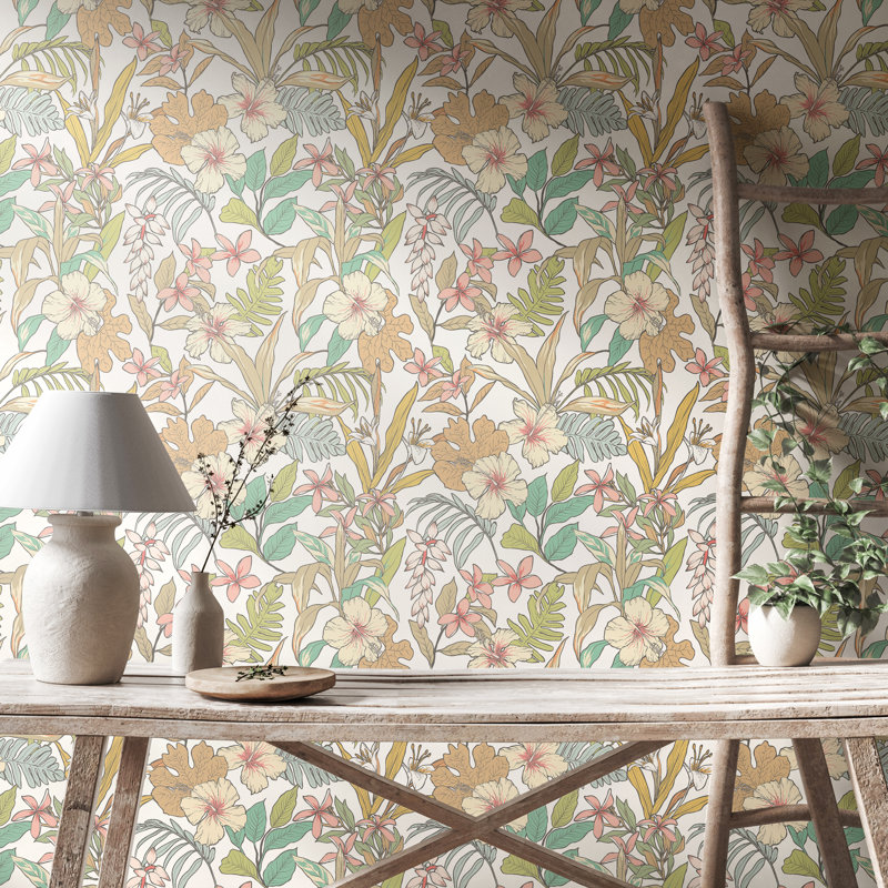 Oasis wist Smooth Matt Wallpaper, Cream