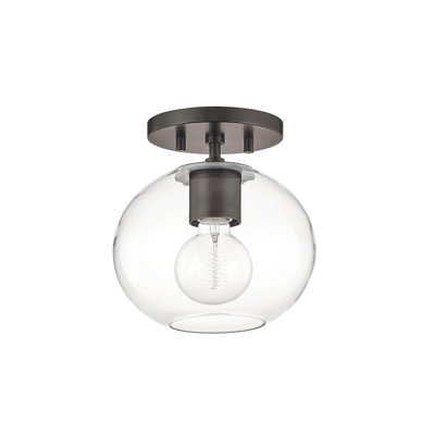Plafonnier semi-encastré 1 lumière 8,25 po Margot
